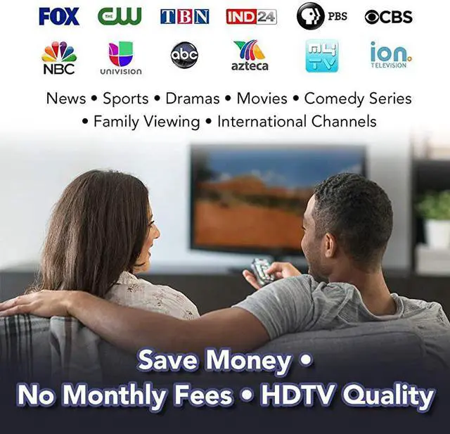 Alt view image 5 of 6 - TV Antenna for Multiple TVs ANTOP UFO Amplified RooftopAtticRVMarine HDTV Antenna 65 Miles Omni Directional Extremely High Reception with 33ft Coaxial Cable and Signal Splitter for 2 TVs