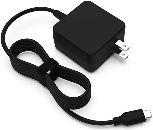 Main image of USB Type C AC Charger for Lenovo Chromebook 100e 300e 500e C330 C340 S330 S340 ThinkPad T480 T480s T580 T580s L480 L580 E480 E580 Yoga 910 72013 91013 USBC Laptop Power Supply Adapter Cord