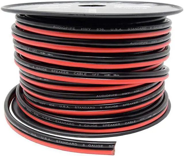 Alt view image 4 of 5 - Gauge Speaker Wire RedBlack 100 Feet Car Audio Home Theater Sub Woofer Stranded Cable 2 Conductor Power Ground