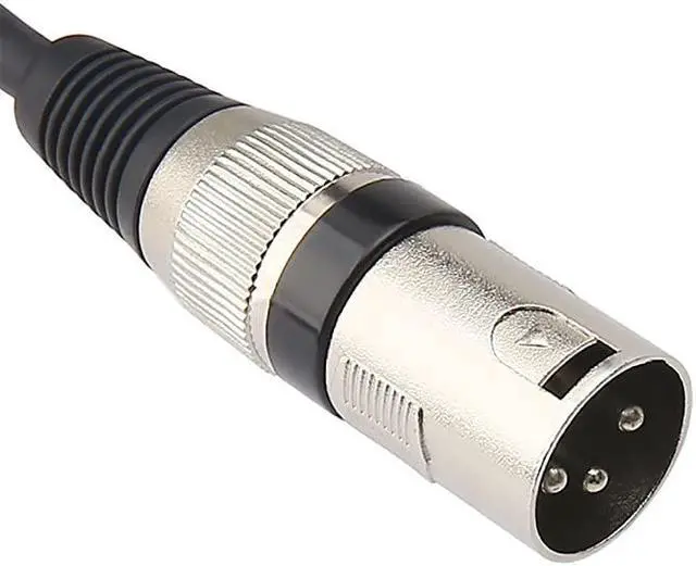 Alt view image 3 of 7 - 14 Inch TRS to XLR Male Balanced Signal Interconnect Cable Quarter inch to XLR Patch Cable 33 Feet