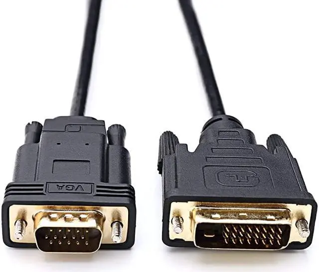 Alt view image 5 of 7 - Active DVI to VGA 6FT DVI 24+1 DVID M to VGA Male with Chip Active Adapter Converter Cable for PC DVD Monitor HDTV