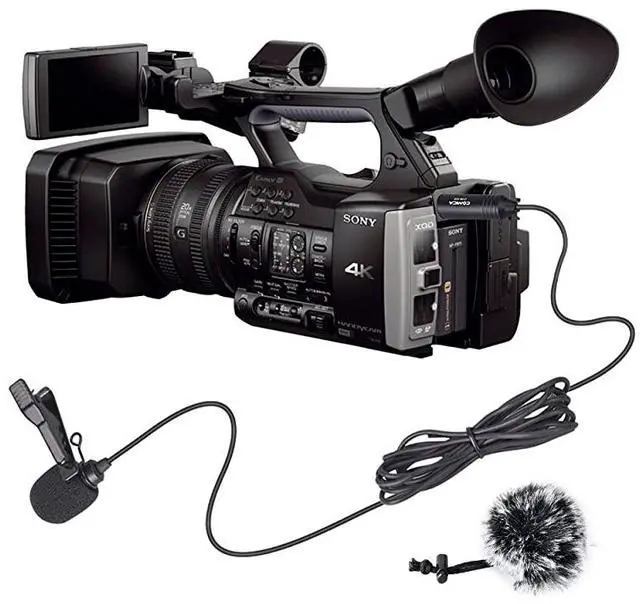 Alt view image 5 of 7 - XLR Microphone CVMV02O 2 Pack 59ft Phantom Power Omnidirectional Lavalier Lapel Microphone for Canon Sony Panasonic Camcorders ZOOM H4n H5 H6 Tascam DR40 DR60D DR70D DR100 Recorders