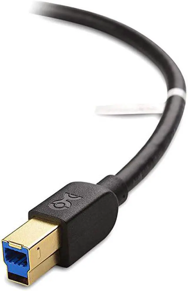 Alt view image 4 of 4 - Short USB 30 USB 3 USB 30 A to B in Black 3 ft