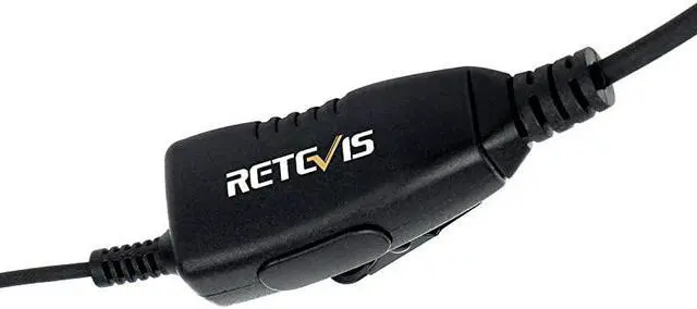 Alt view image 7 of 7 - Case of 10 Walkie Talkies Earpiece with Mic 2 Pin DType Headset for Baofeng UV5R BF888S  H777 RT22 RT27 RT5R Kenwood 2 Way Radios
