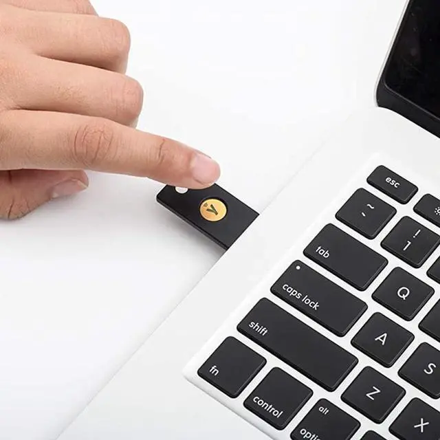 Alt view image 4 of 5 - YubiKey 5 NFC Two Factor Authentication USB and NFC Security Key Fits USBA Ports and Works with Supported NFC Mobile Devices Protect Your Online Accounts with More Than a Password