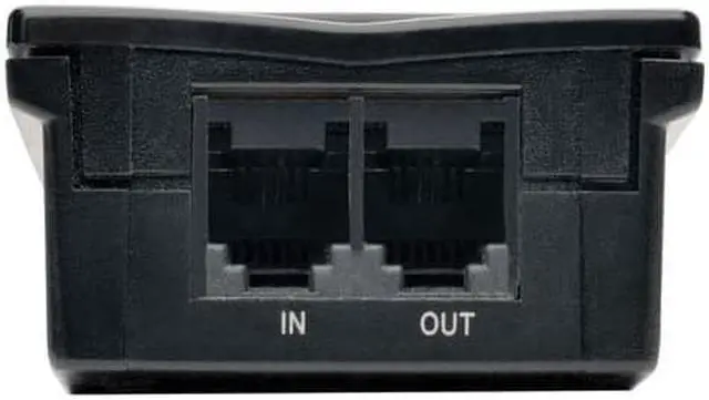 Alt view image 4 of 7 - 6 Outlet Surge Protector Power Strip Black 6ft Cord TelFaxModem Protection RightAngle Plug $75K Insurance TLP606SSTELB