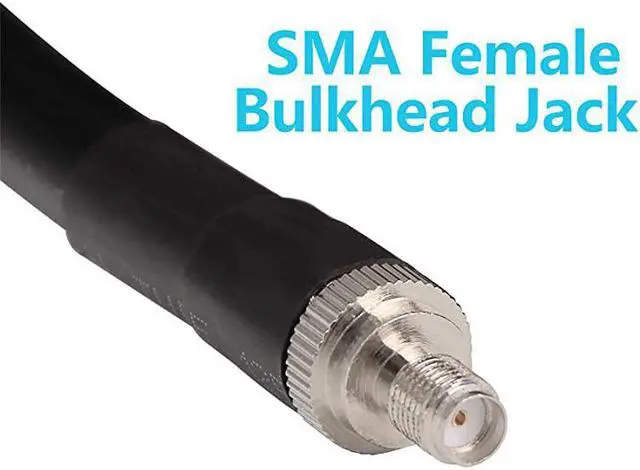 Alt view image 3 of 7 - 50 ft Low-Loss Coaxial Extension Cable (50 Ohm) SMA Male to SMA Female Connector,  Pure Copper Coax Cables - Antenna Lead Extender for 3G/4G/5G/LTE/ADS-B/Ham/GPS/WiFi/RF Radio Use (Not for TV)