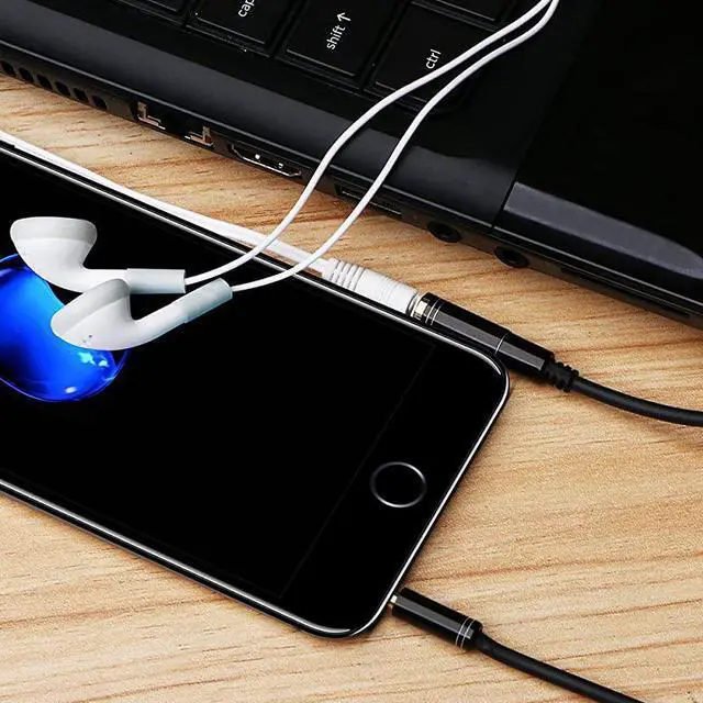 Alt view image 6 of 6 - 35mm 4 Poles Headphone Extension Cable 5ft15m 35mm Male to Female Stereo Jack Audio Cable Headset Extension Cord Slim Aux Cable for EarphoneMicrophoneSpeakersPhonesiPadTabletsPCs