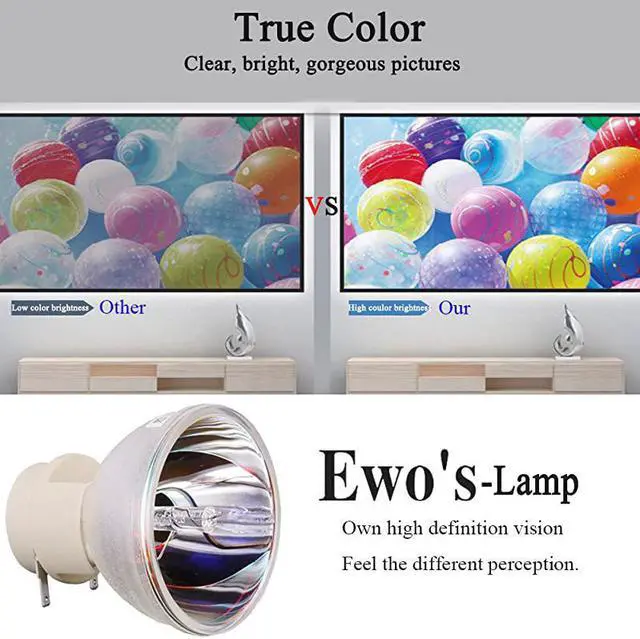 Alt view image 5 of 7 - 5J.JEE05.001 / 5J.J7L05.001 Projector Bare Lamp Bulb for Benq HT2050 HT3050 HT2150ST HT4050 HT2050A W1070 W1080st HT1075 HT1085st MH530FHD MH535FHD Projector Lamp Bulb Replacement