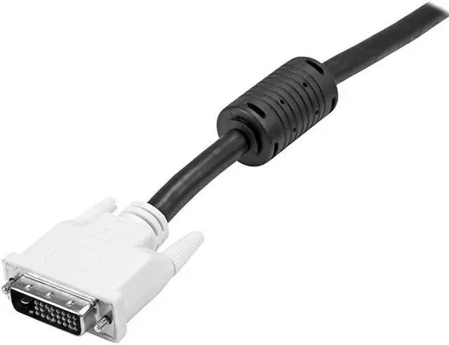 Alt view image 2 of 4 - com Dual Link DVI Cable 20 ft Male to Male 2560x1600 DVID Cable Computer Monitor Cable DVI Cord Video Cable DVIDDMM20 Black