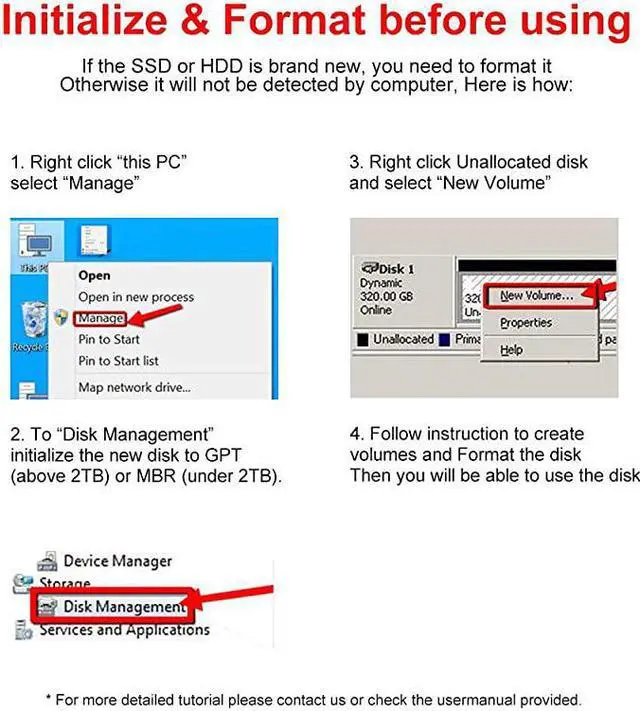 Alt view image 2 of 7 - SSD External Hard Drive Enclosure 25 inch SATA to USB30 UASP Clear Portable Hard Drive Case Max 2T HDD ToolFree Transparent Compatible for Windows
