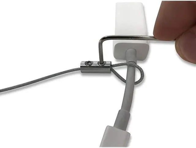 Alt view image 5 of 5 - TetherClamp 4 Pack Heavy Duty Reusable Adjustable Cable Tether Secure Conference Room Computer Display Adapters and Mac Adapters