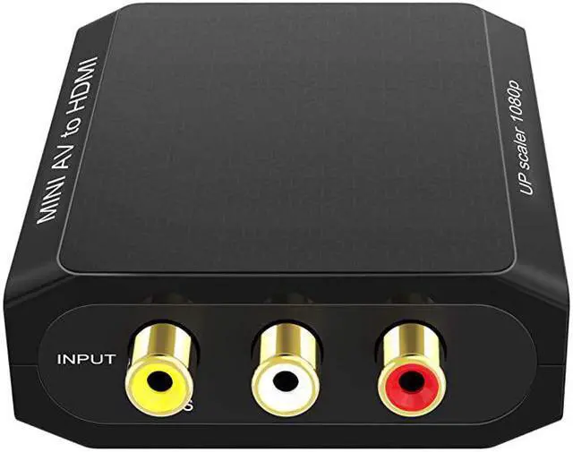 Alt view image 2 of 7 - RCA to HDMI Converter  1080P AV to HDMI ConverterComposite to HDMI Converter for XboxPS2WiiVHSVCRDVD to Play on HDMI Digital TV