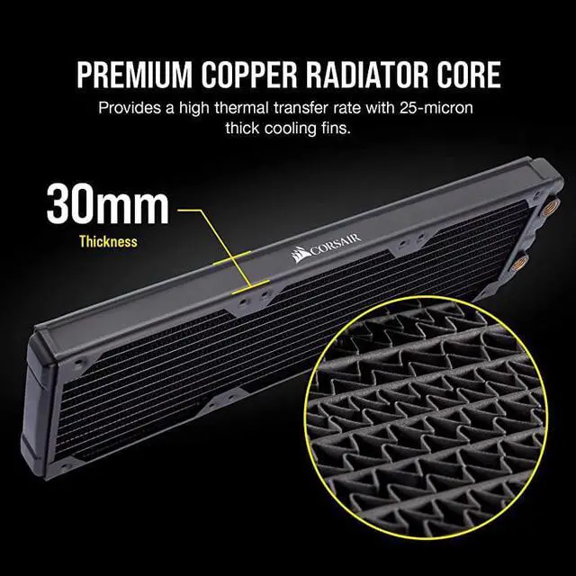 Alt view image 4 of 7 - Hydro X Series XR5 360mm Water Cooling Radiator