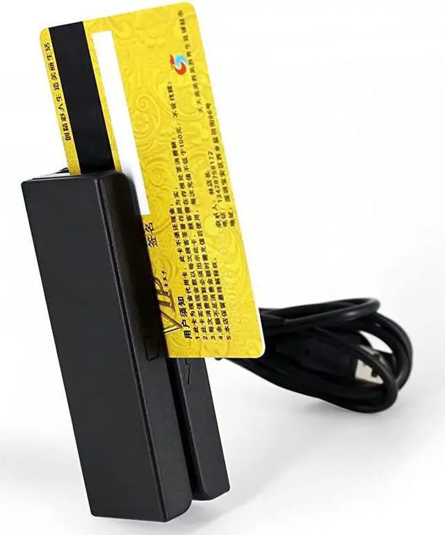 Alt view image 6 of 7 - Magnetic Stripe Card Reader 3Track POS Credit Card Reader Swiper Magstripe Swipe Card Reader