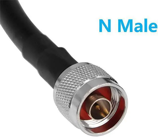 Alt view image 3 of 7 - 75 ft LowLoss Coaxial Extension Cable 50 Ohm SMA Male to N Male Connector  Pure Copper Coax Cables for 3G4G5GLTEADSBHamGPSWiFiRF Radio to Antenna or Surge Arrester Use Not for TV