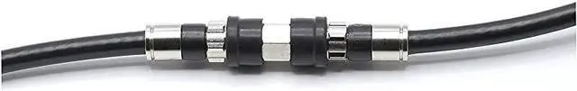 Alt view image 7 of 7 - 15 Feet White RG6 Coaxial Cable Made in USA with Rubber booted Weather Proof Outdoor Rated Connectors F81 RF Digital Coax for CATV Antenna Internet Satellite