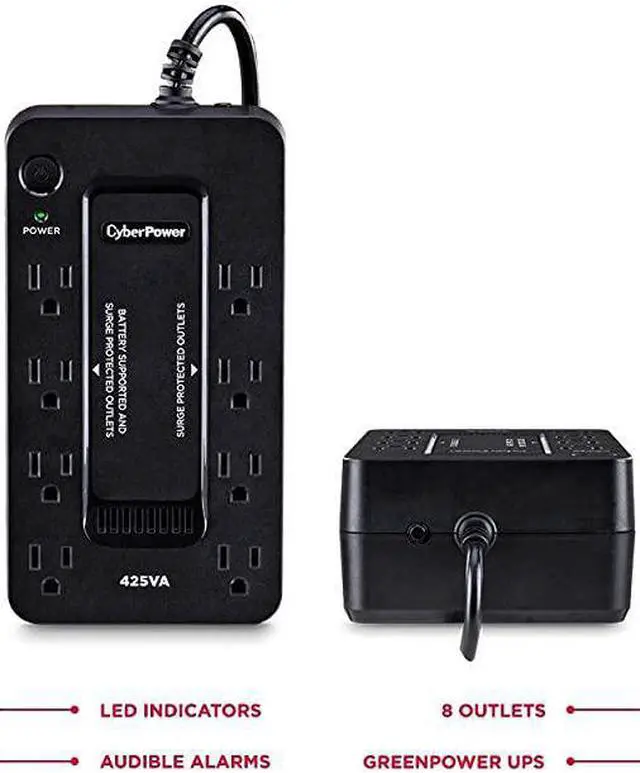 Alt view image 4 of 7 - ST425 Standby UPS System 425VA260W 8 Outlets Compact