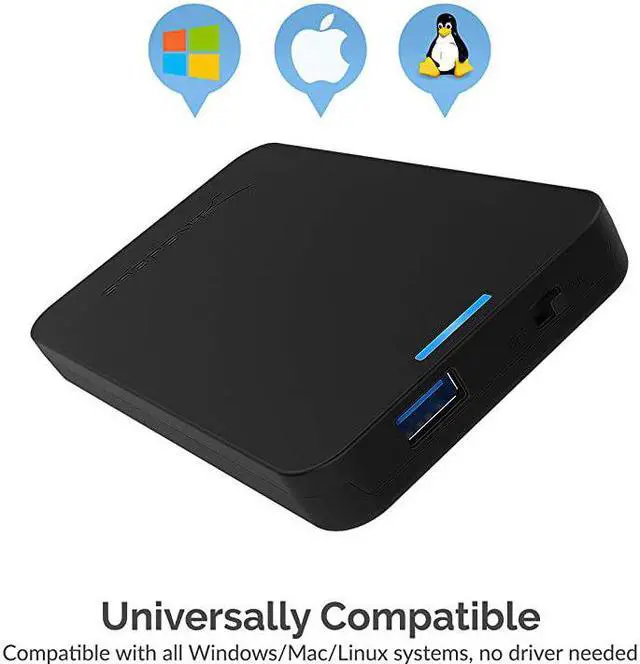 Alt view image 7 of 7 - 25Inch SATA to USB 30 ToolFree External Hard Drive Enclosure Optimized for SSD Support UASP SATA III Black ECUASP