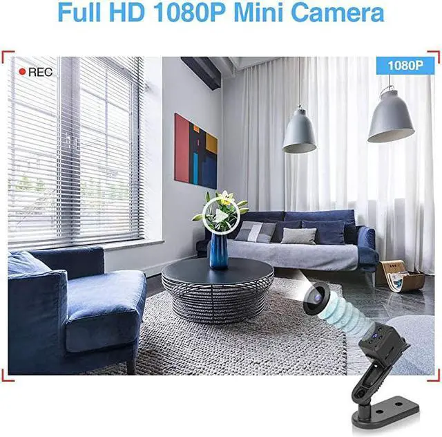 Alt view image 4 of 6 - Mini Spy Camera Wireless Hidden  Full HD 1080P Portable Small Covert Home Nanny Cam with Motion Detection and Night Vision IndoorOutdoor Micro Security Surveillance Hidden Camera