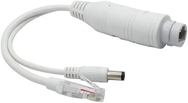 Alt view image 7 of 7 - 4Pack Active 48V to 12V Waterproof PoE Splitter Adapter IEEE 8023af Compliant 10100Mbps for IP Camera AP Voip Phone and More White