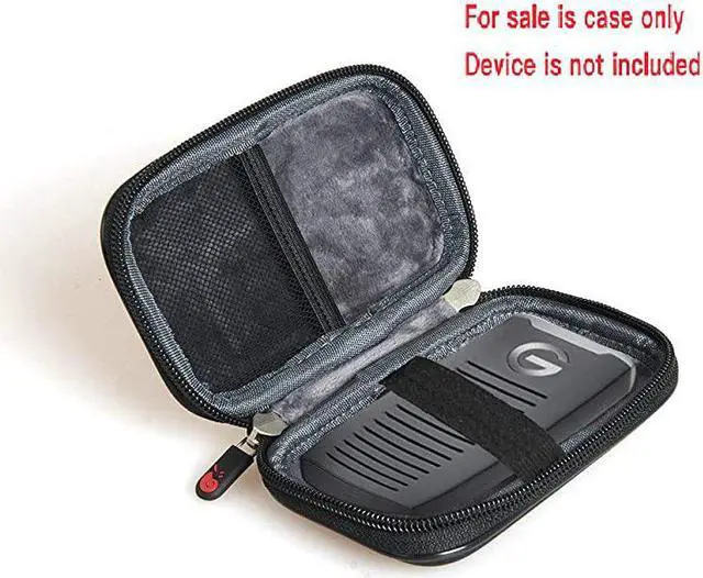 Alt view image 3 of 7 - Hard Travel Case for GTechnology 500GB 1TB 2TB GDrive Mobile SSD Durable Portable External Storage by