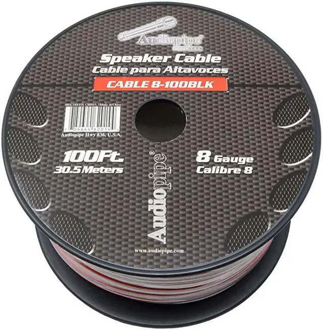 Alt view image 3 of 5 - Gauge Speaker Wire RedBlack 100 Feet Car Audio Home Theater Sub Woofer Stranded Cable 2 Conductor Power Ground