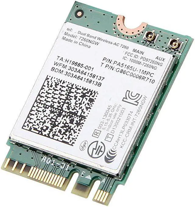 Alt view image 2 of 2 - Dual Band WirelessAC 7260NGW WiFi Card for Lenovo Thinkpad X1 Carbon 2nd X240 X240S Compatible 04W3806 04W3830 04W6059 04X6007 04X6008 04X6009 04X6086 04X6087