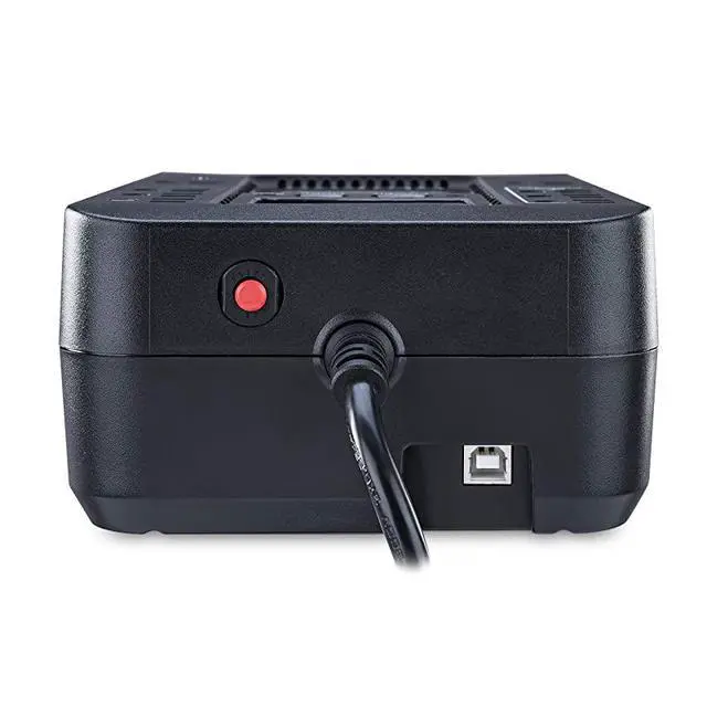 Alt view image 3 of 7 - EC450G Ecologic Battery Backup Surge Protector UPS System 450VA260W 8 Outlets ECO Mode Compact Uninterruptible Power Supply