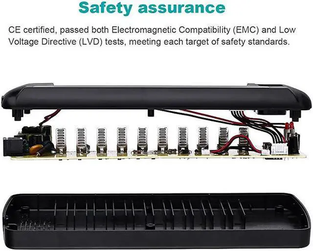 Alt view image 4 of 7 - 12 Bay LCD Universal Battery Charger for Rechargeable AA AAA 9V NIMH NICD Batteries
