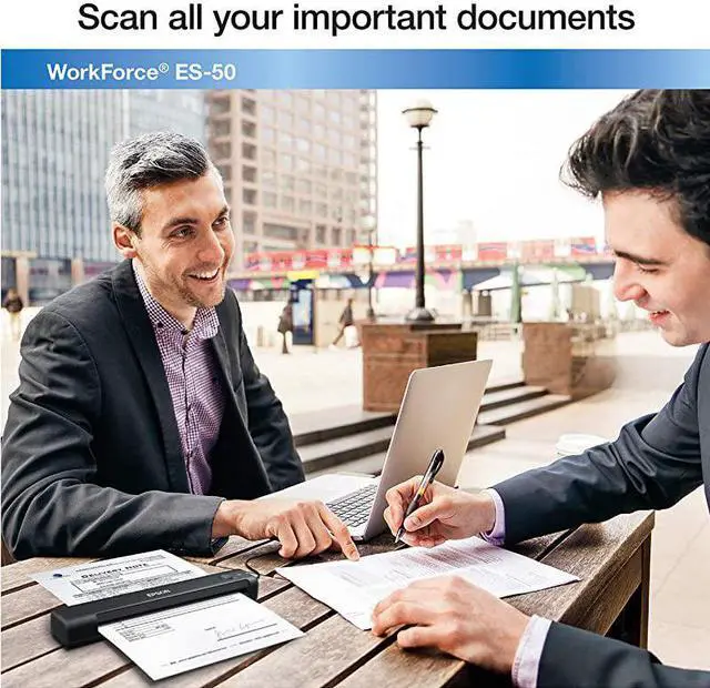 Alt view image 6 of 6 - WorkForce ES-50 Portable Sheet-Fed Document Scanner for PC and Mac