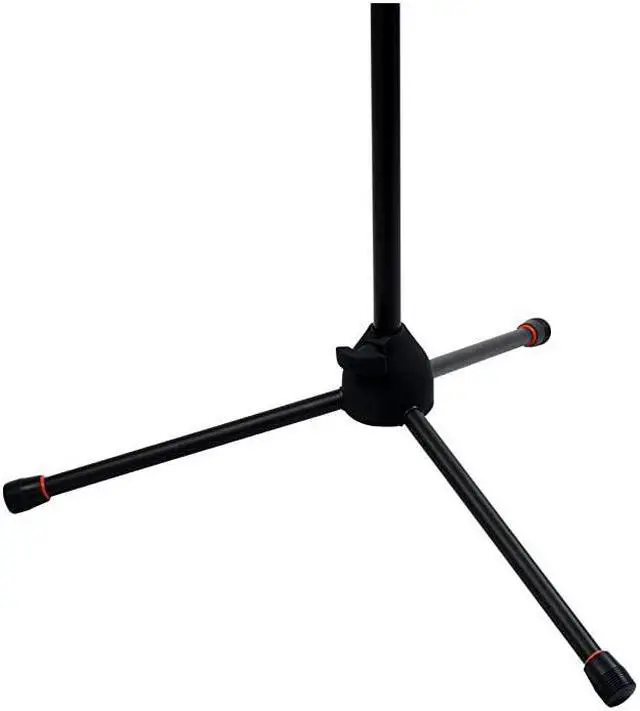 Alt view image 6 of 6 - Short Tripod Base Microphone Stand with Soft Grip Twist Clutch Boom Arm and Both 38 and 58 Adapters GFWMIC2621