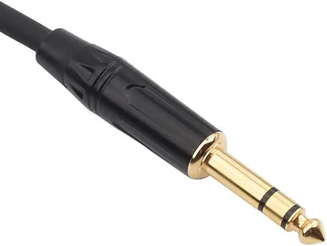 Alt view image 4 of 7 - 14 Inch TRS to XLR Male Balanced Signal Interconnect Cable Quarter inch to XLR Patch Cable 33 Feet