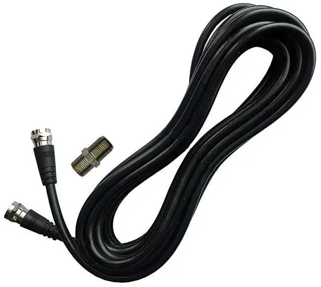 Main image of Extention Coaxial Cable 15 Feet with Coaxial Coupler Extend Your Digital TV Antenna Cable