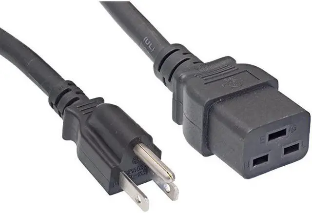 Main image of North American Power Cord Extension NEMA 515P to C19 8 14 AWG 15A 125V ZWACPFAC08
