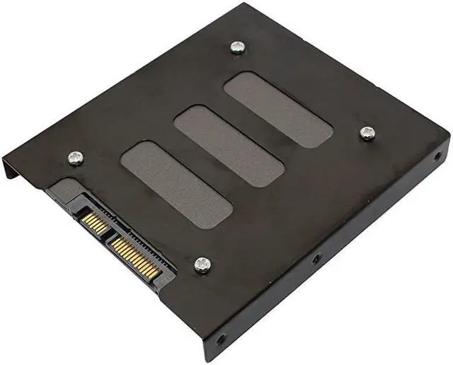 Alt view image 5 of 7 - SSD Mounting Bracket  SSD Bracket 25 to 35 Adapter SSD HDD Metal Mounting Bracket Adapter Hard Drive Holder for PC SSD Pack of 2