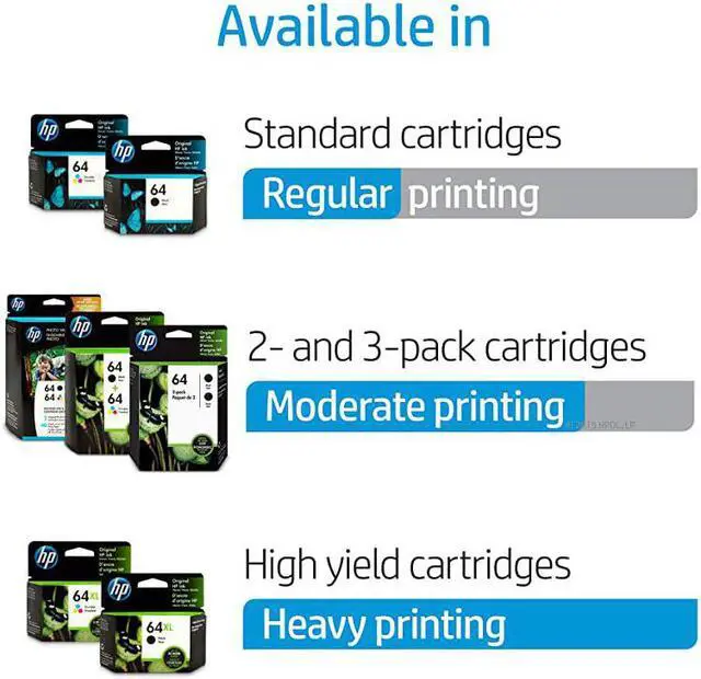 Alt view image 3 of 7 - 64XL | Ink Cartridge | Black | N9J92AN