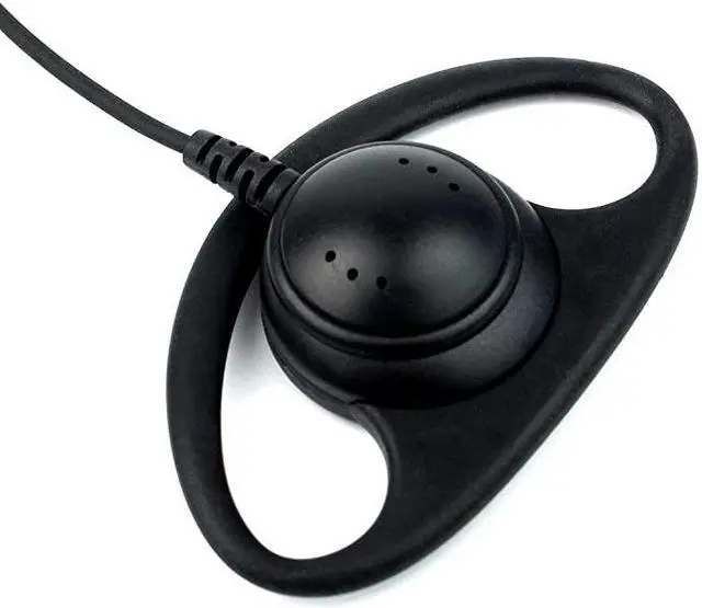 Alt view image 5 of 7 - Case of 10 Walkie Talkies Earpiece with Mic 2 Pin DType Headset for Baofeng UV5R BF888S  H777 RT22 RT27 RT5R Kenwood 2 Way Radios