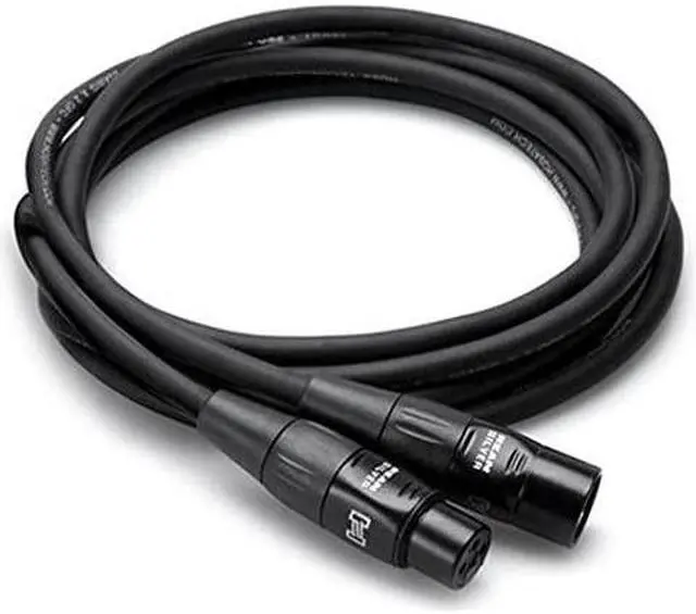 Main image of HMIC Pro Microphone Cables REAN XLR3F to XLRM - (50 Feet) (Black)