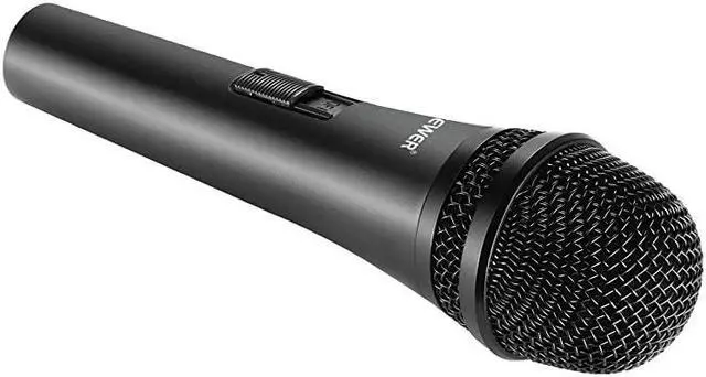 Alt view image 3 of 7 - Cardioid Dynamic Microphone with XLR Male to XLR Female Cable, Rigid Metal Construction for Professional Musical Instrument Pickup, Vocals, Broadcasting, Speech, Black (NW-040)