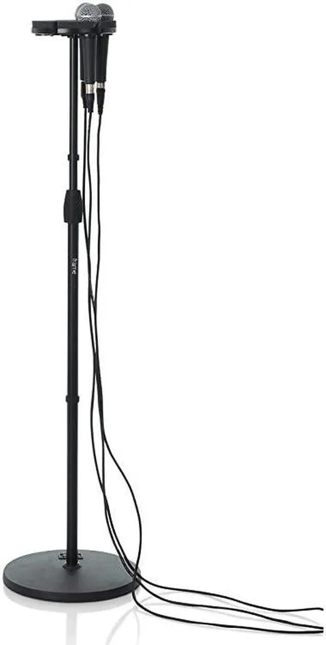 Alt view image 7 of 7 - Frameworks Mic Stand Adapter to Hold up to 6 Microphones Fits Both Wired and Wireless GFWMIC6TRAY