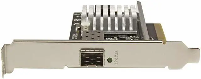 Alt view image 3 of 5 - com 10G Network Card - MM/SM - 1x Single 10G SPF+ Slot - Intel 82599 Chip - Gigabit Ethernet Card - Intel NIC Card (PEX10000SFPI)