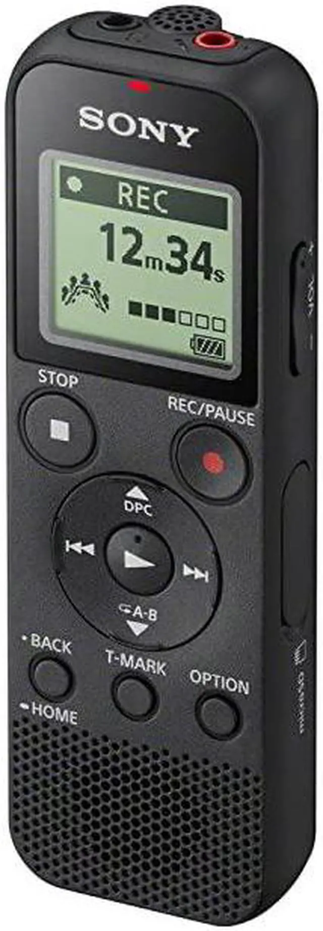 Alt view image 2 of 7 - ICDPX370 Mono Digital Voice Recorder with BuiltIn USB Voice Recorderblack