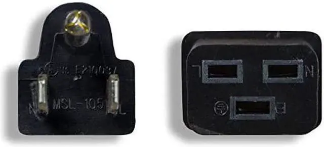 Alt view image 2 of 4 - North American Power Cord Extension NEMA 515P to C19 8 14 AWG 15A 125V ZWACPFAC08