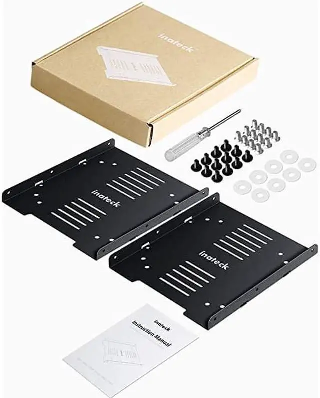 Alt view image 6 of 6 - 2.5 to 3.5 Adapter, SSD Mounting Bracket, 2.5 to 3.5 Hard Drive Adapter (2 Pack), SA04004