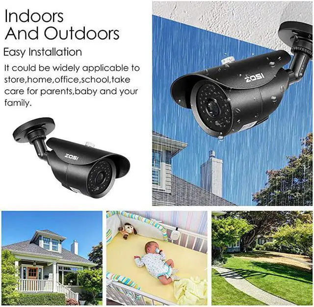 Alt view image 3 of 7 - 1080P Security Camera System8CH Full 1080P HD Video DVR Recorder with 4X HD 1920TVL 1080P Indoor Outdoor Weatherproof CCTV Cameras with 120ft Long Night VisionNO Hard Drive