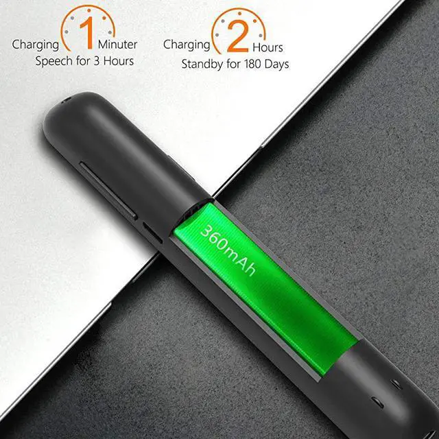 Alt view image 3 of 7 - N76GBK Green Laser Pointer for Presentations Rechargable Hyperlink Volume Control PPT Powerpoint Clicker Presentation Remote for Powerpoint Presentations Laser Pointer Green 24GHz