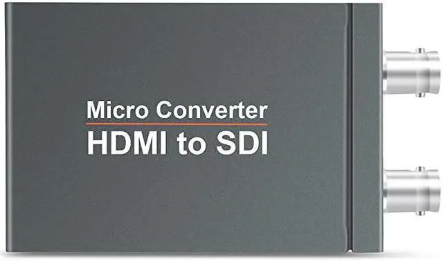 Main image of Micro Converter HDMI to SDI with Power,HDMI in to Two SDI Output Mini 3G HD SD-SDI Video Converter Adapter with Audio Embedder,Support 1080P 60Hz,Auto Format Detection for Camera(HDMI to SDI)