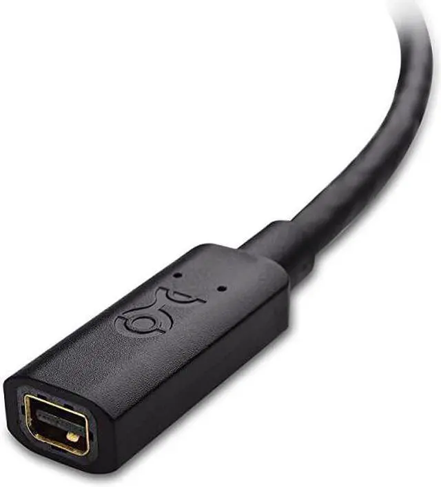 Alt view image 3 of 4 - DisplayPort to Mini DisplayPort Adapter DP to Mini DP 6 Inches