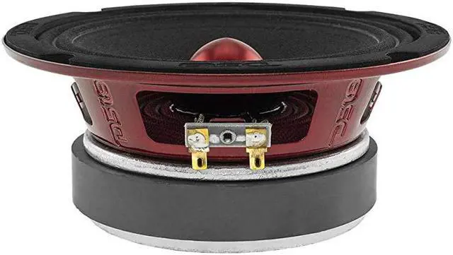 Alt view image 3 of 5 - PRO-X6.4BM Loudspeaker - 6.5", Midrange, Red Aluminum Bullet, 500W Max, 250W RMS, 4 Ohms - Premium Quality Audio Door Speakers for Car or Truck Stereo Sound System (1 Speaker)